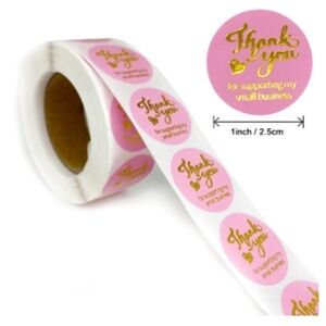 thank you for supporting my small business stickers| shipping supplies 1"